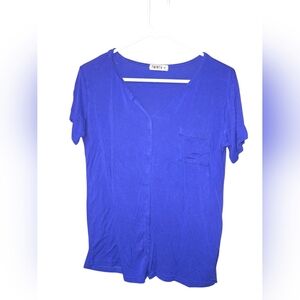 7/139. Twinth Vibrant Blue Short Sleeve Tee